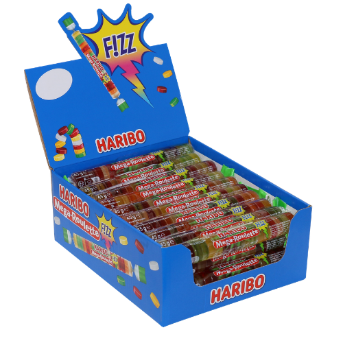 Haribo Mega Roulettes Fizz 45 g