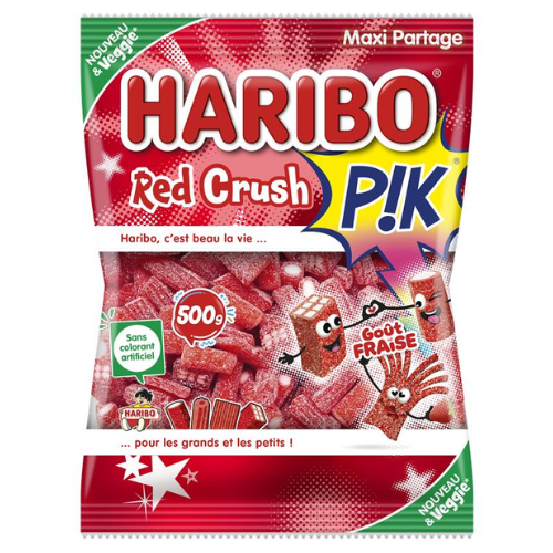 Haribo Red Crush Pik Veggie 500 g