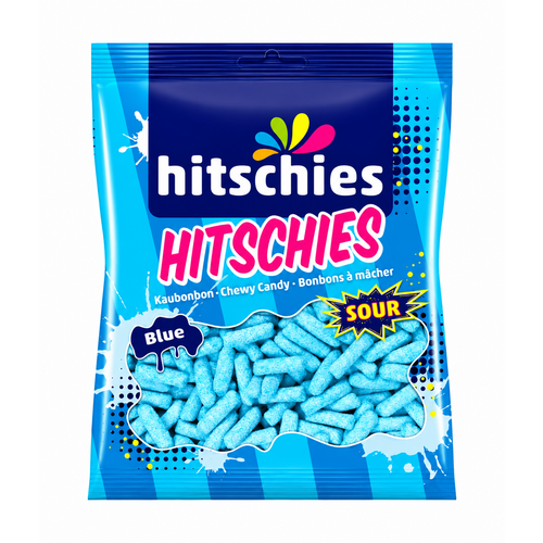 Bonbons acidulés Hitschies Blue Sour sachet 125 g Hitschler