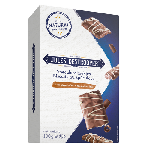 Biscuit Virtuoso chocolat belge 100 g Jules Destrooper