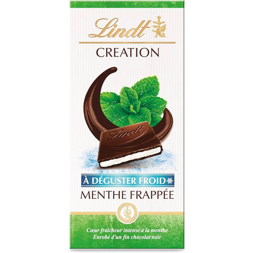 Tablette Menthe Frappé 150gr Lindt Création