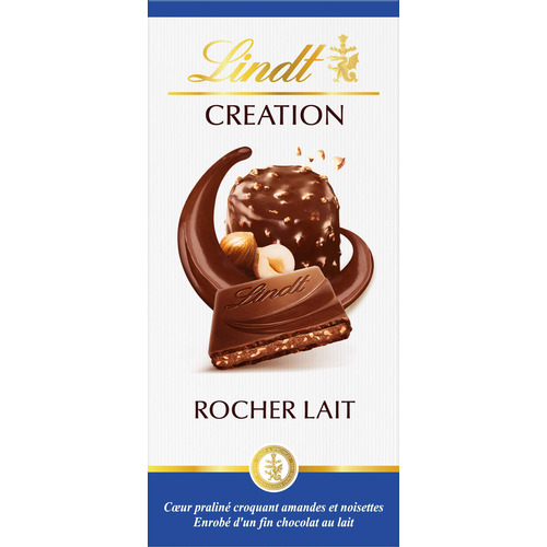 Tablette Rocher Lait 150gr Lindt Création