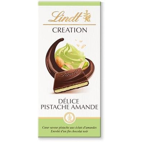 Tablette Delice Pistache Amande 150gr Lindt Création