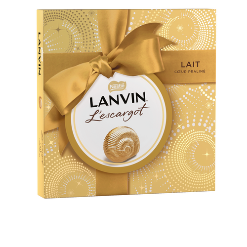 Boîte cadeau Escargots Lanvin chocolat au lait 269g