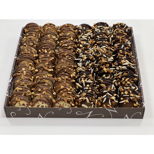 Tuiles plates amandes noisettes grillées 3k