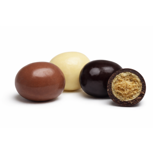 Œufs feuilletés assorties au chocolat lait et noir Pécou sac de 1kg