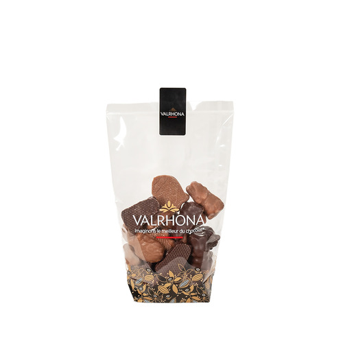 Animaux de la forêt assorti praliné amande noisette 300gr Valrhona