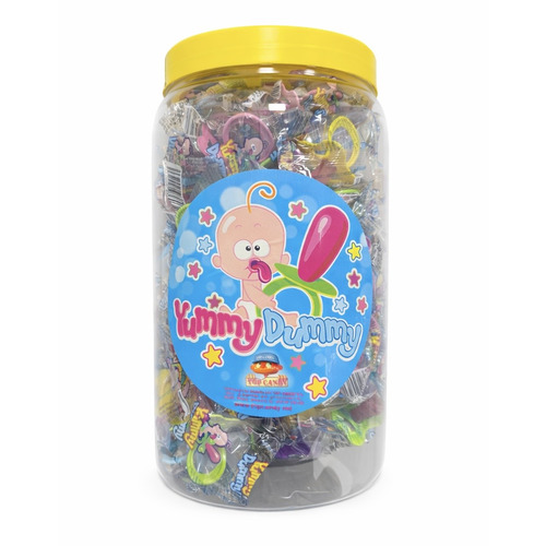 Tétines Sucrées Enveloppées – Tubo de 70 pièces – Zip & Zap