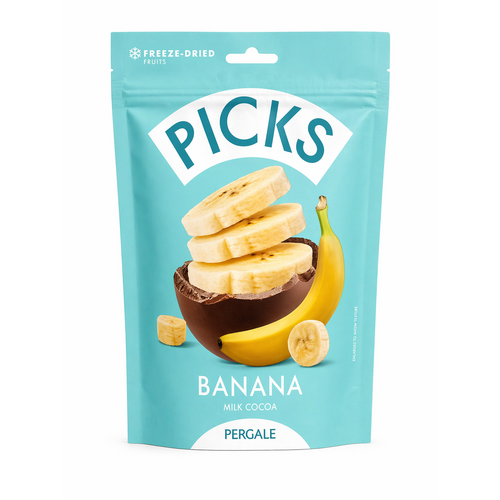 Picks Banane Enrobée de Chocolat 90 g x12