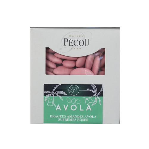 Dragées amandes Avola Suprêmes roses 1Kg Pécou
