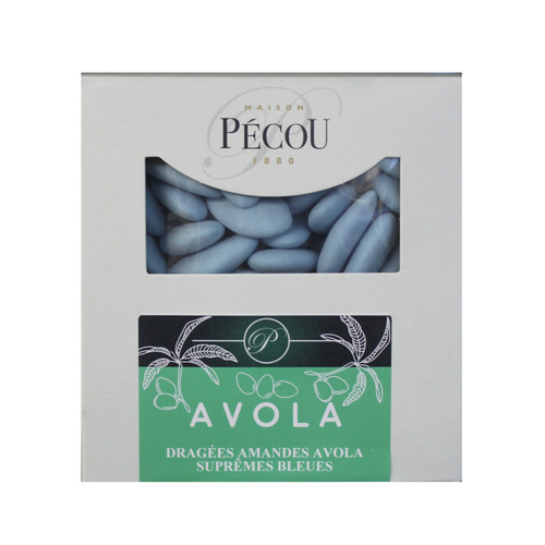 Dragées amandes Avola Suprêmes bleues 1Kg Pécou
