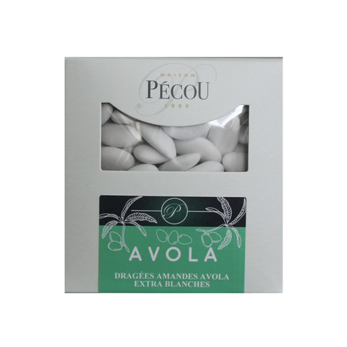 Dragées amandes Avola extra blanches 1Kg Pécou