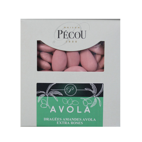 Dragées amandes Avola extra rose 1Kg Pécou