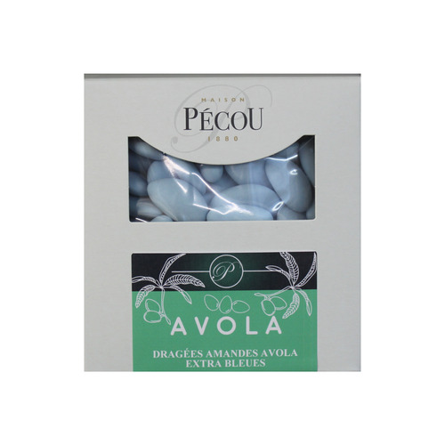 Dragées amandes Avola extra bleues 1Kg Pécou