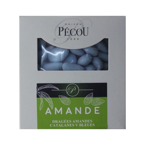 Dragées amandes Catalanes bleue 1kg Pécou
