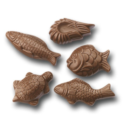 Fritures de pâques, crêpe dentelle au chocolat au Lait, boite de  1,8kilo Révillon