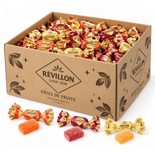 Papillotes assortiments pâte de fruits 4,6 kg