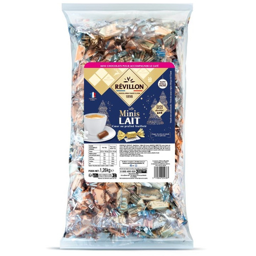 Sac de mini papillotes lait Révillon 1,26 kg
