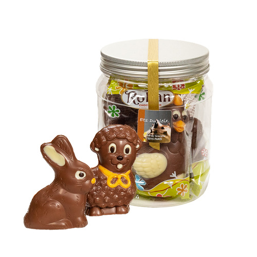 Assortiment de 3 moulages chocolat au lait Rohan 3x40g