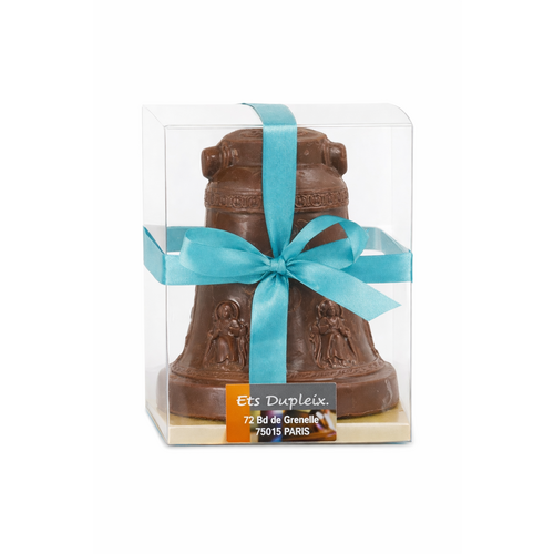 Cloche au chocolat au lait emballée 200g