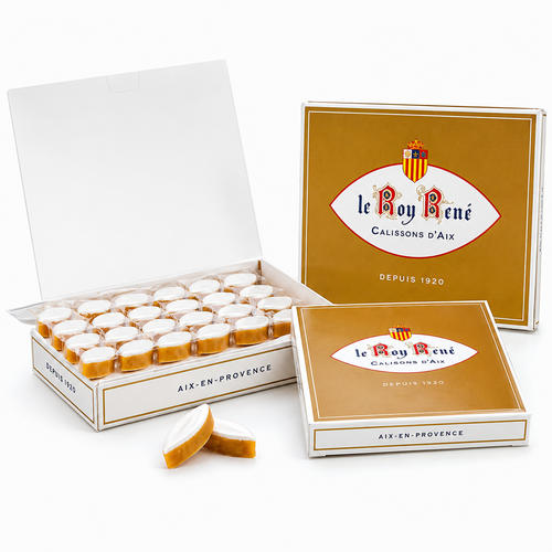 Boite de 36 calissons d'Aix 475gr Roy René