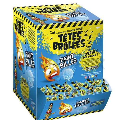 300 Pièces de billes piquante Têtes Brulées goût Framboise