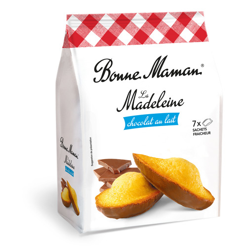 Madeleines Nappées Chocolat au Lait 210g Bonne Maman