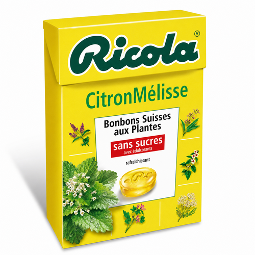 Boîte de 20 Ricola citron Mélisse 50gr