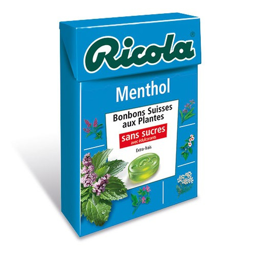 Bonbons Ricola Menthol Sans Sucres 50 g
