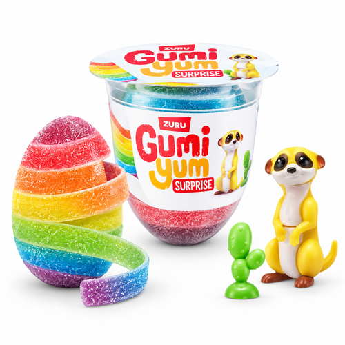 GUMI YUM OEUF SURPRISE 26G LES ANIMAUX SAUVAGES