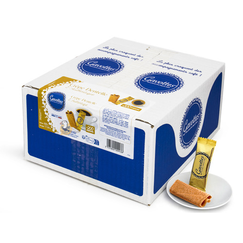 Carton vrac présentoir ~200 flowpacks de Crêpes Dentelle GAVOTTES Nature