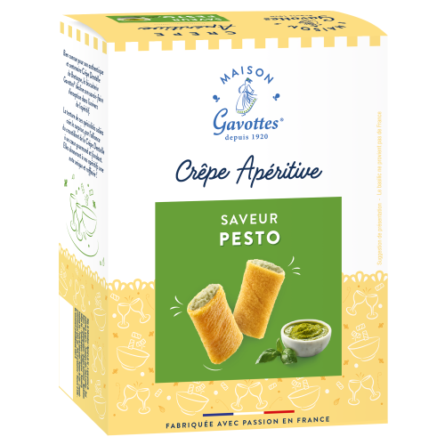 Crêpes apéritives saveur pesto 110 g Maison Gavottes