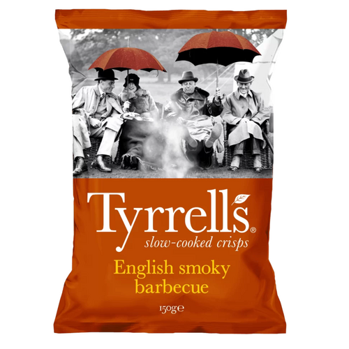 Chips Saveur Barbecue Fumé à l'Anglaise 150g, Tyrrells