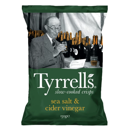Chips sel de mer et vinaigre de cidre 150 g Tyrrells
