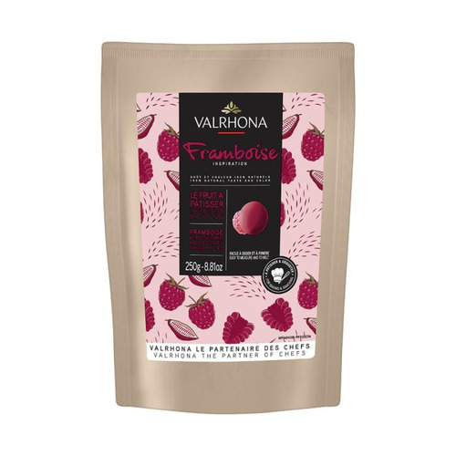 Chocolat noir à pâtisser Inspiration Framboise 66% 250g Valrhona