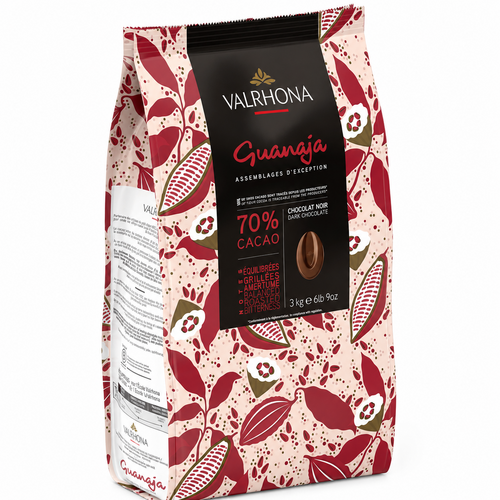 Sac de fèves Guanaja noir 70% 3 kg Valrhona