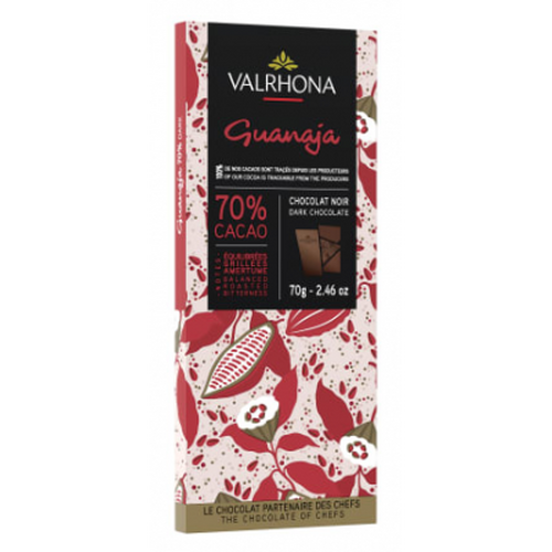 Tablette de chocolat noir Guanaja 70%, 70g Valrhona
