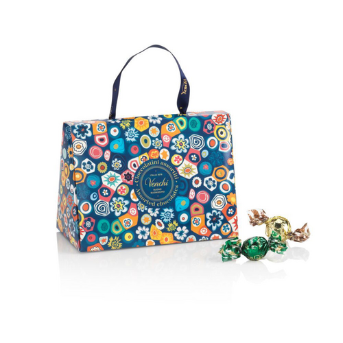 Mini sac Murrine Gift Bag avec perles de chocolats assortie Venchi 150g