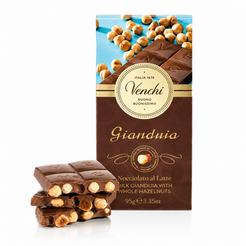 Tablette noisette gianduja lait 100 g Venchi