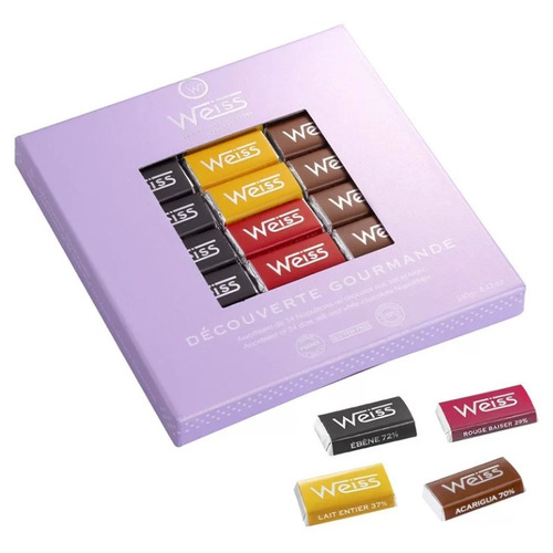 Coffret de 36 napolitains découverte 250 g Weiss