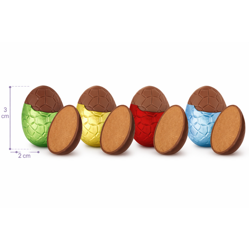 Œufs au chocolat Weiss assortiment essentiel - boîte de 2 kg