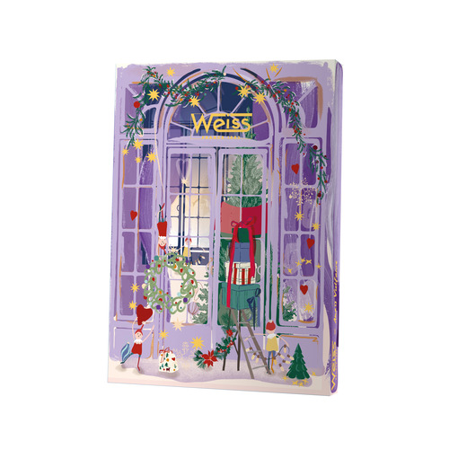 Calendrier de l'Avent Noël 2026 210g Weiss
