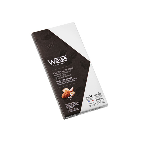 Tablette de chocolat noir Chouchou Noir 72% 90g Weiss